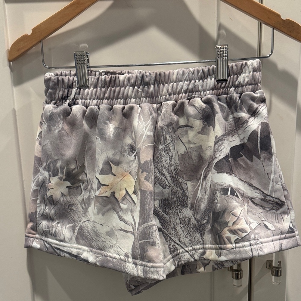 XS CUTE Camouflage Print Women's Shorts for Athletics or Lounging Soft NWOT